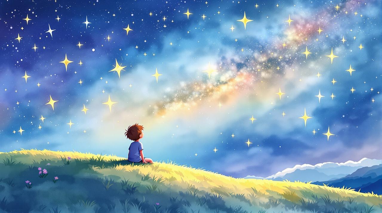 呱呱视频 - 手绘动画短片：星空之梦 投稿封面